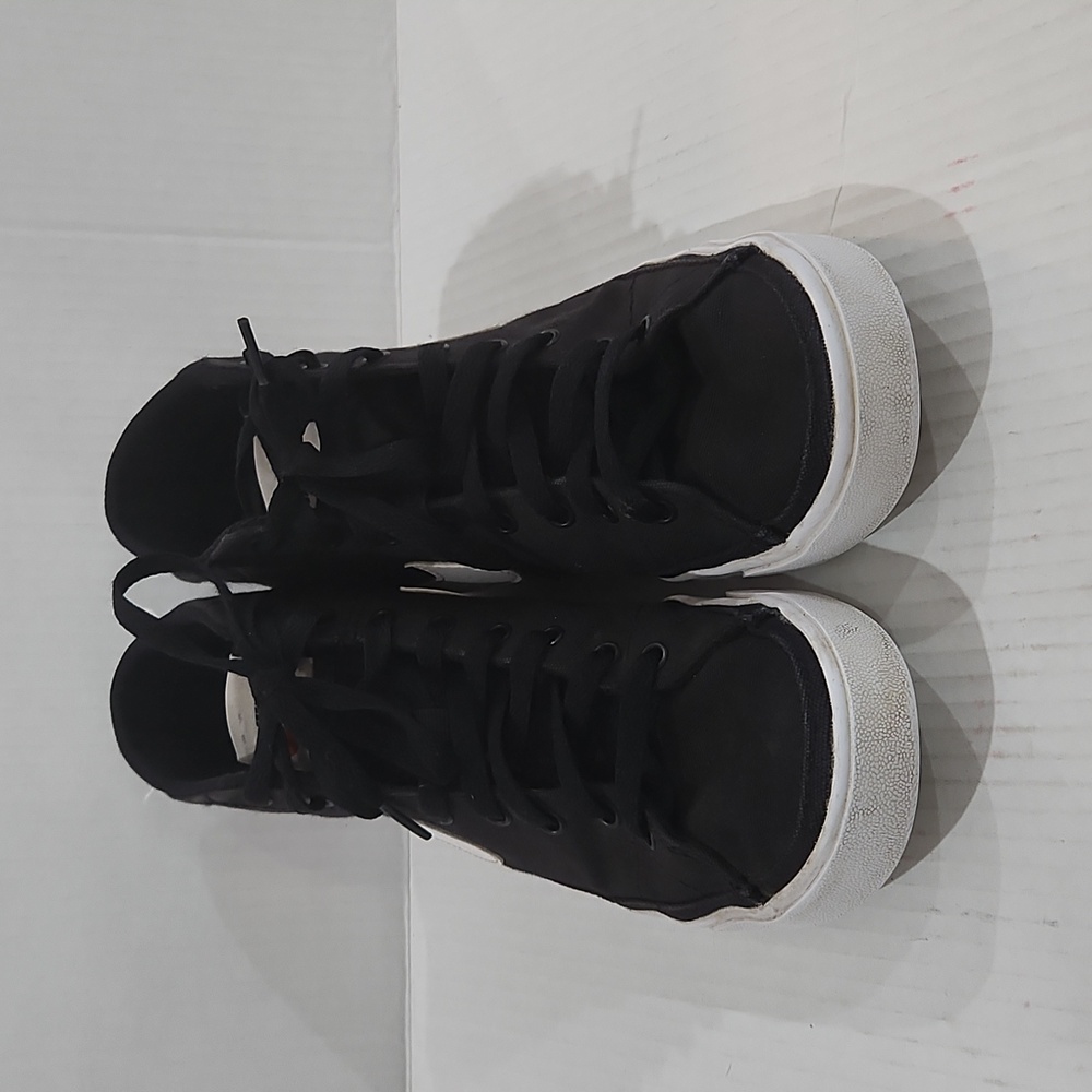 Nike Court Legacy Mid Women's Black and White High-Tops Size 9 - Picture 4 of 10